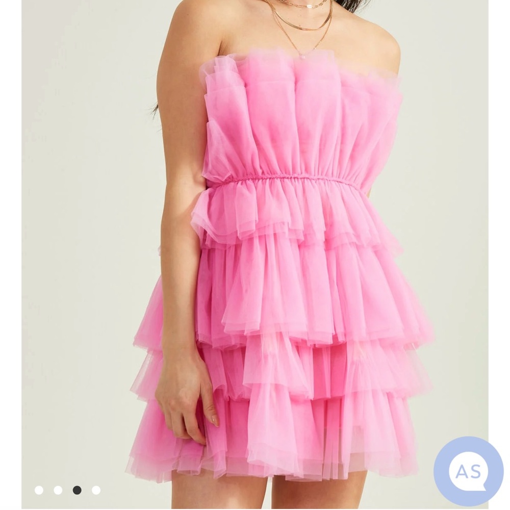 Pink Tulle Strapless Dress! Taylor Swift Eras Tour Outfit